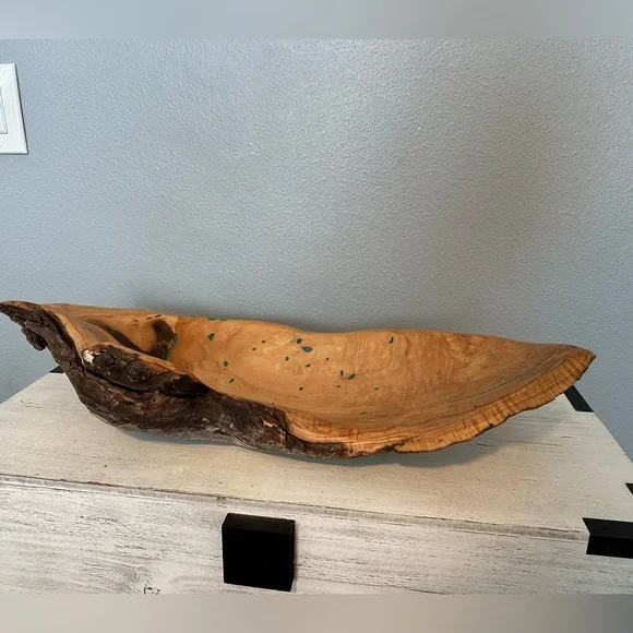 Driftwood with turquoise stone. All natural. - Picture 2 of 6